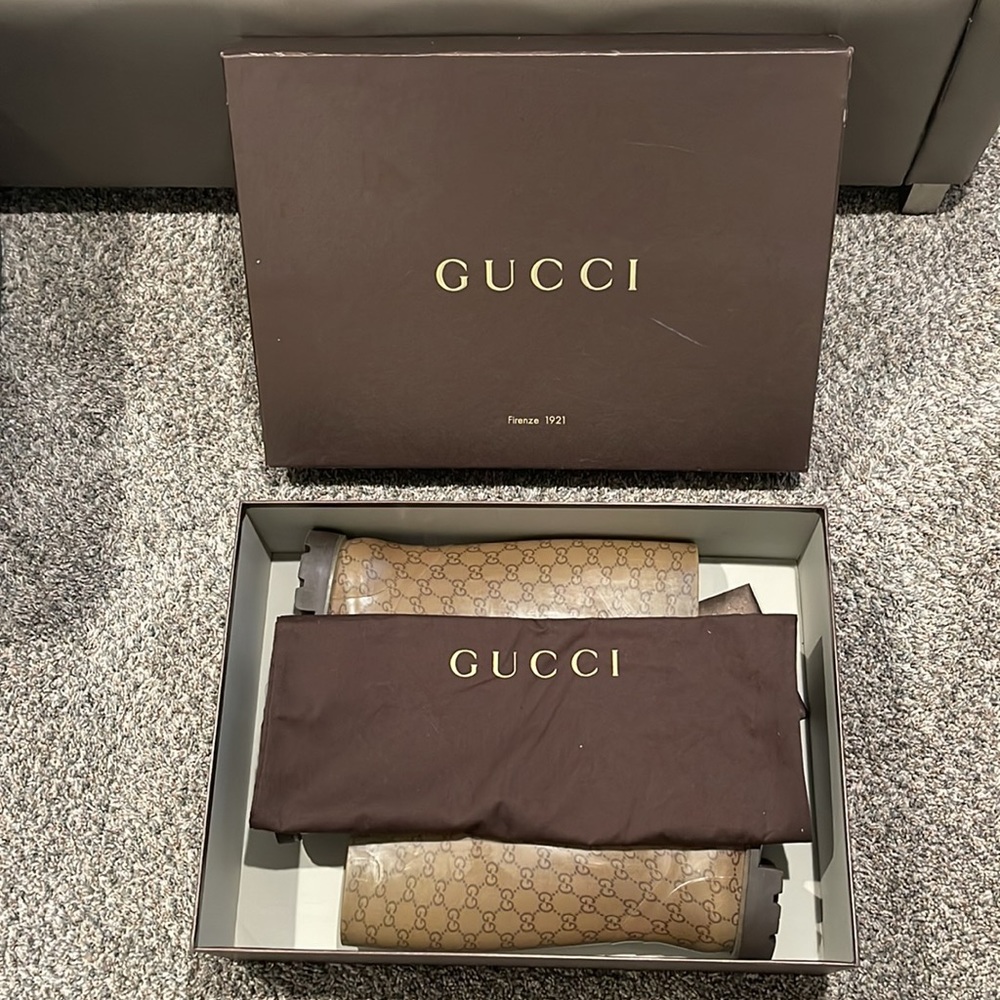 Unisex Gucci rain boots
